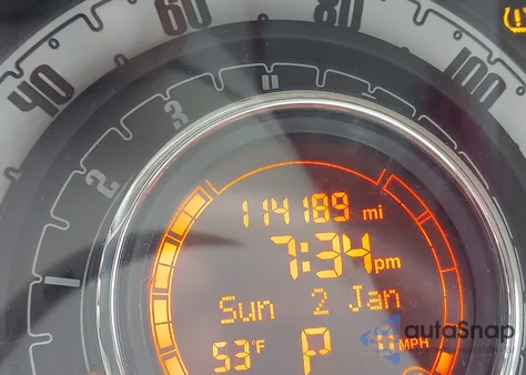 2012 Fiat 500C Lounge z USA, uszkodzony, nr VIN 3C3CFFER2CT360730